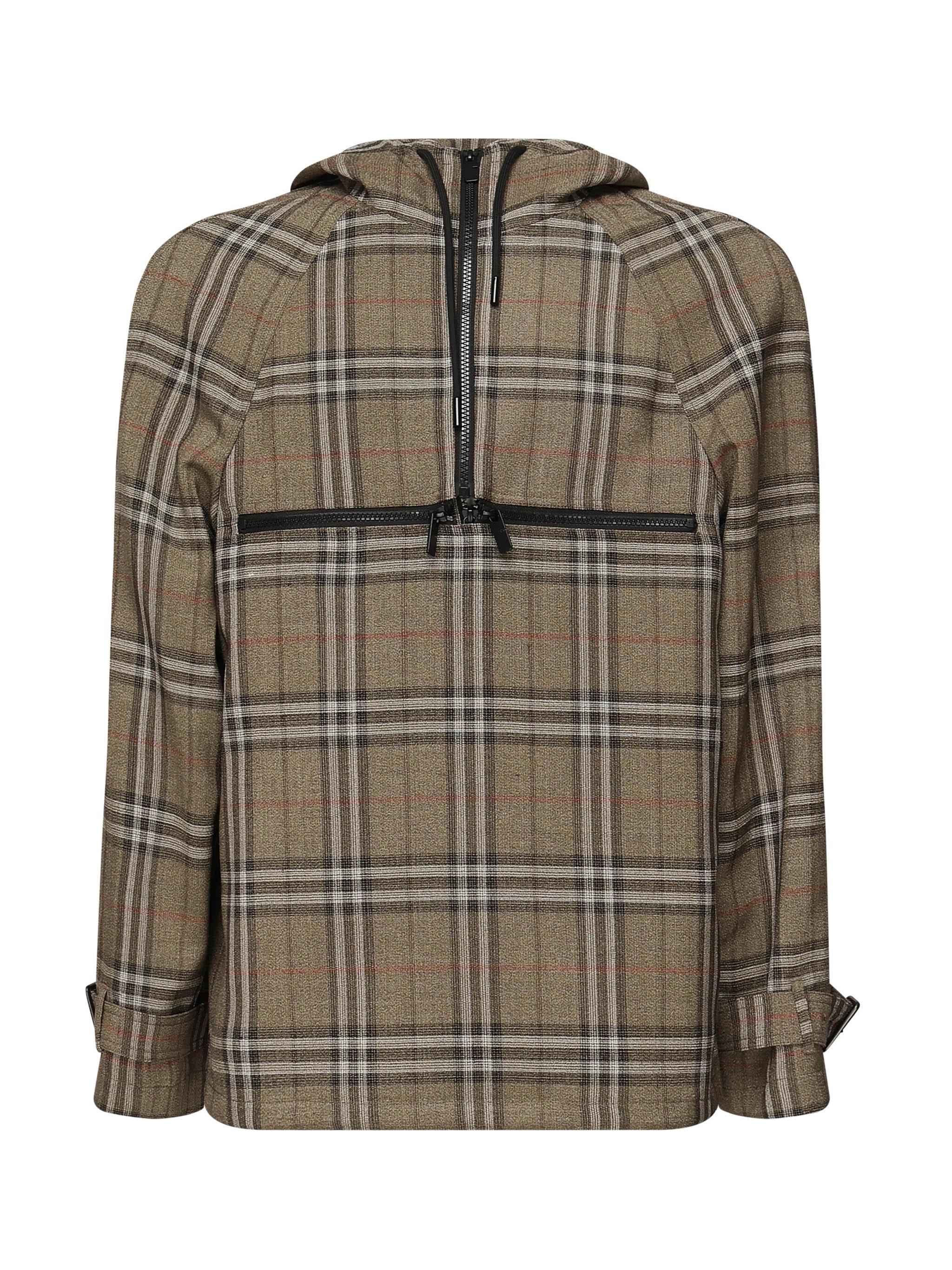 Giacca in misto seta Check 8108324 C1846 BURBERRY 