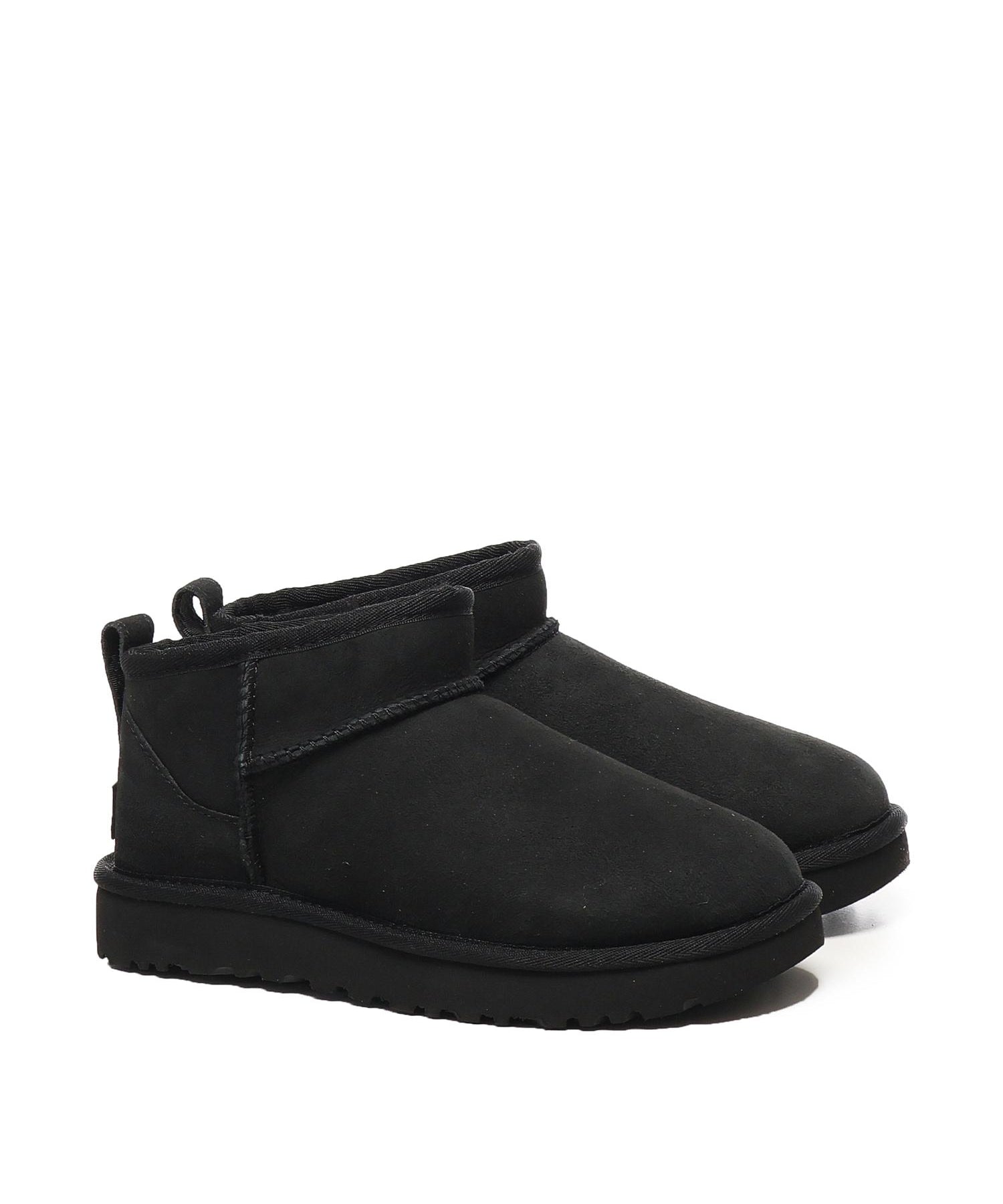 Stivaletti classic ultra mini in suede 1116109 BLK UGG 