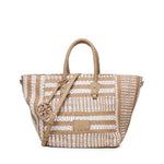 Borsa Shopping Stefanie 73BS8ZL01 STEFANIECUOIO/BIANCO V° 73 