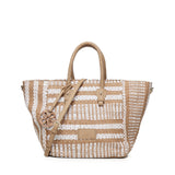 Borsa Shopping Stefanie 73BS8ZL01 STEFANIECUOIO/BIANCO V° 73 