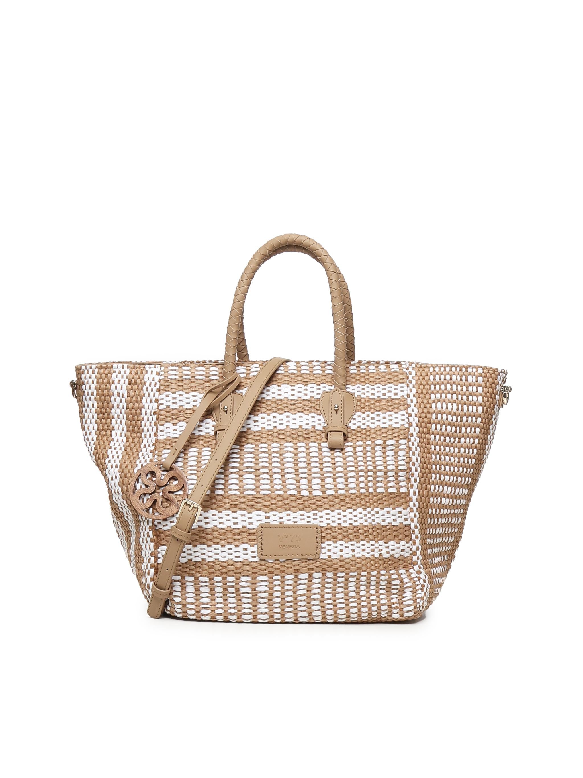 Borsa Shopping Stefanie 73BS8ZL01 STEFANIECUOIO/BIANCO V° 73 