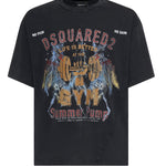 T-shirt in jersey con stampa S74GD1539 D20108814 DSQUARED2 