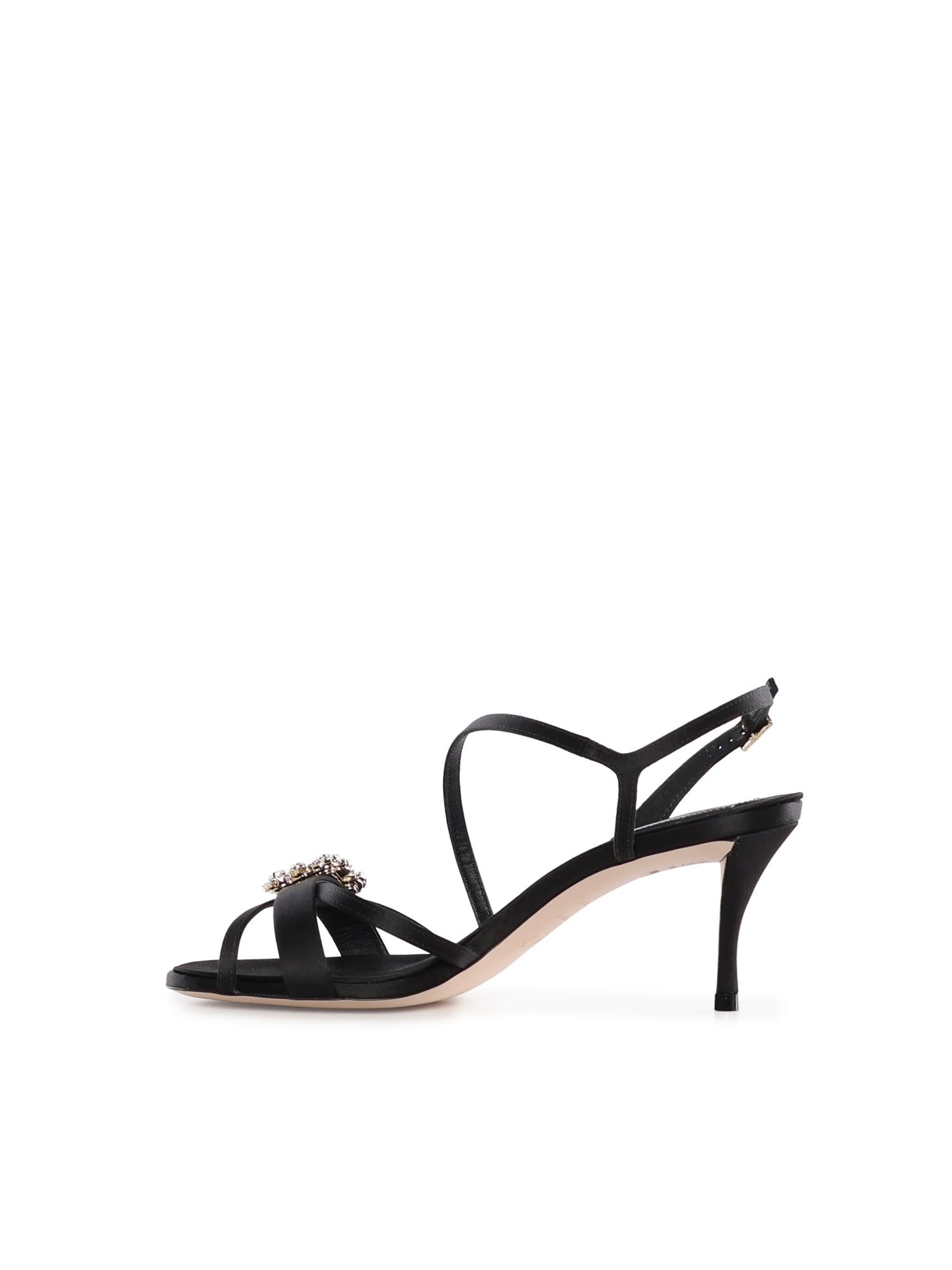 Sandali Efflorescence in raso RVW80844460RS0 B999 ROGER VIVIER 