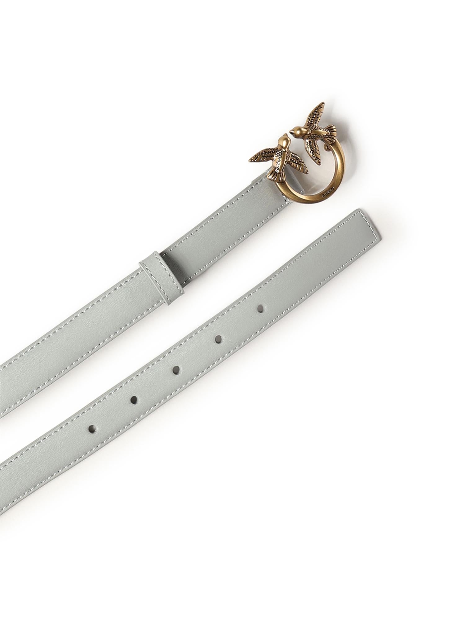 Cintura sottile Love Birds in pelle 100143 A0F1K32Q PINKO 