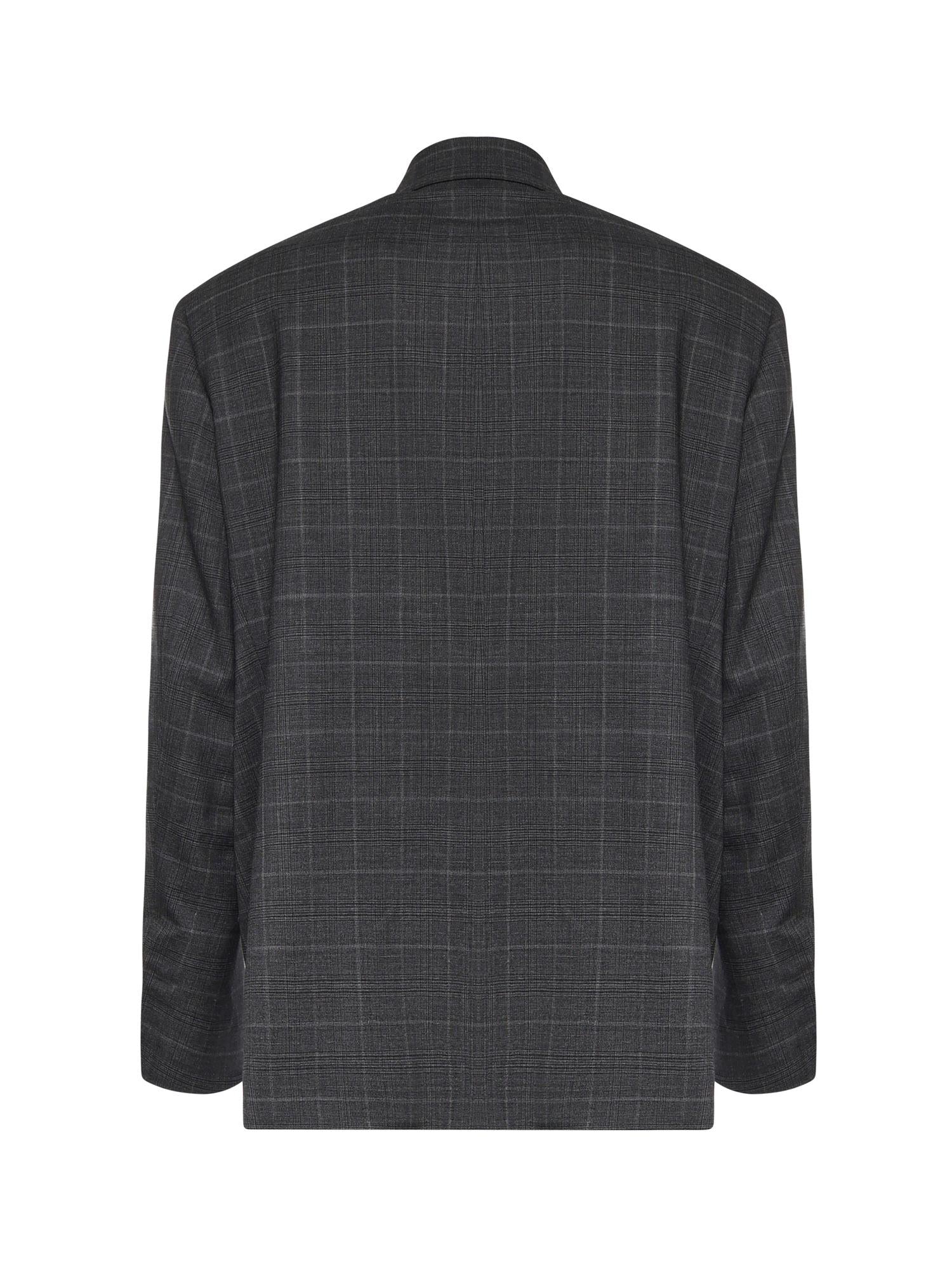 Giacca check in lana 866521 TQT081441 BALENCIAGA 