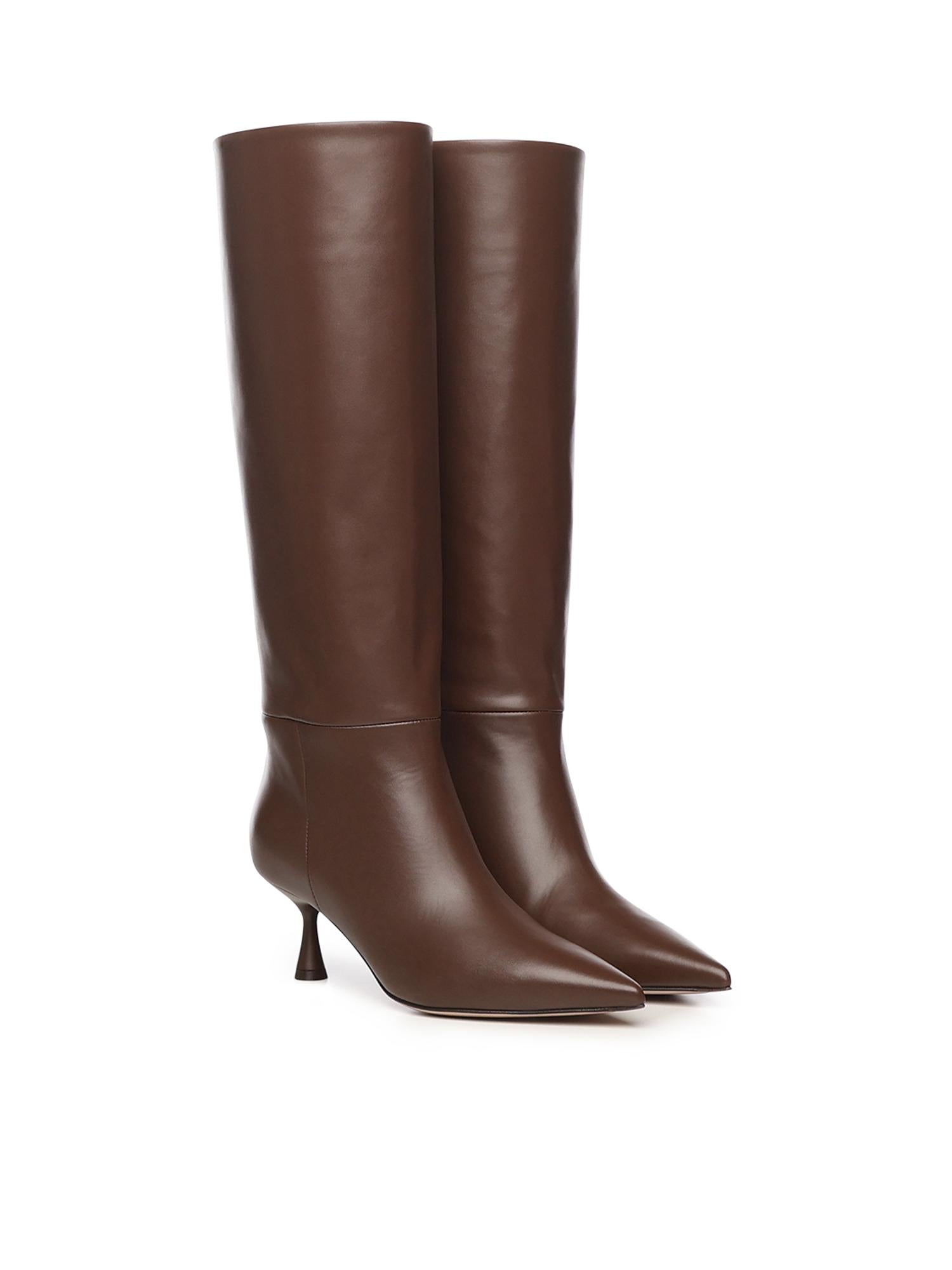 Stivali Joyce in pelle G80183 55LACVGIBROW GIANVITO ROSSI 