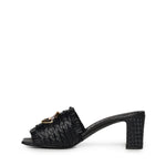 Mules in rafia con logo CR1993 AN21780999 DOLCE & GABBANA 