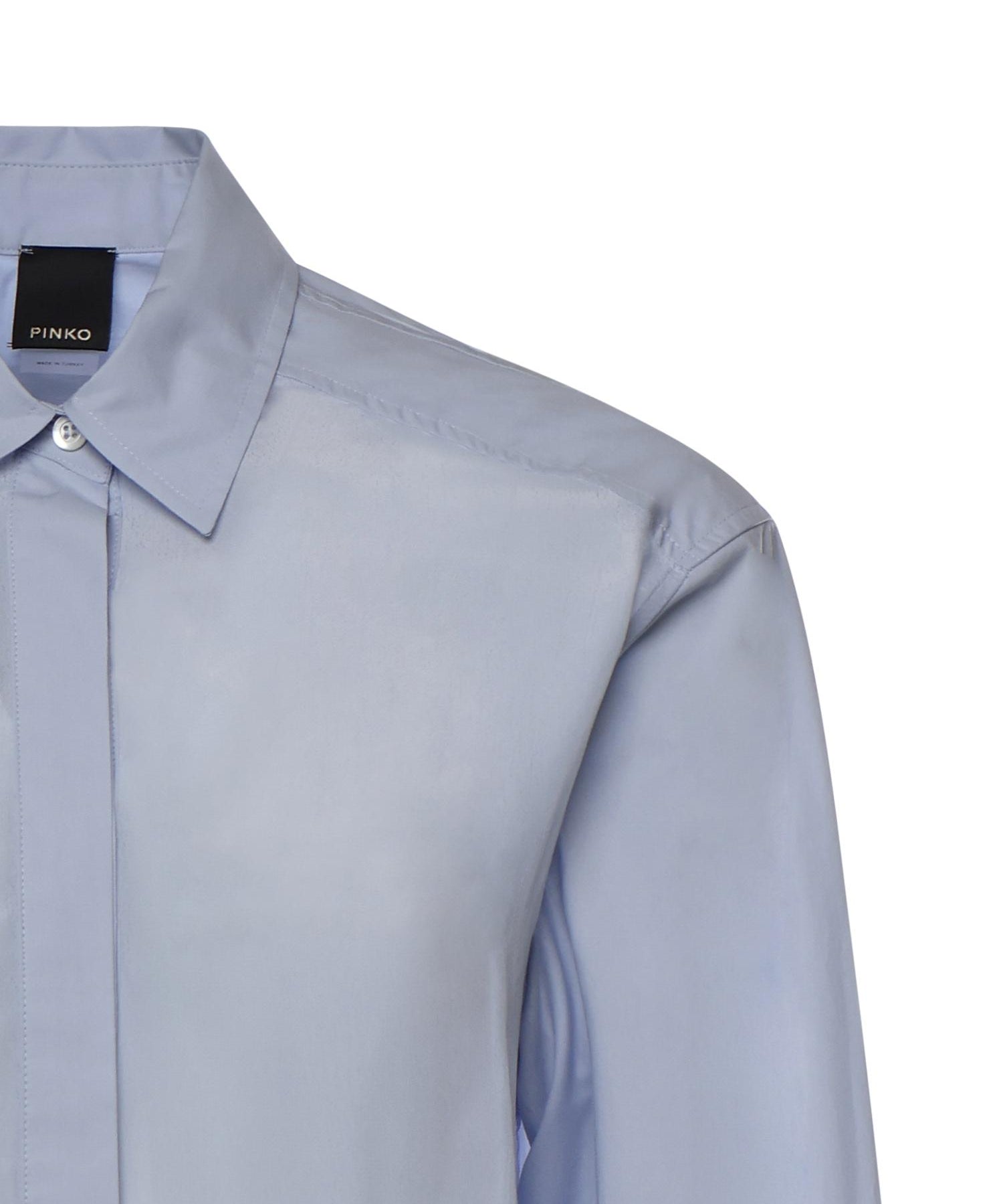 Camicia in popeline e crêpe 105434 A3DLG50 PINKO 
