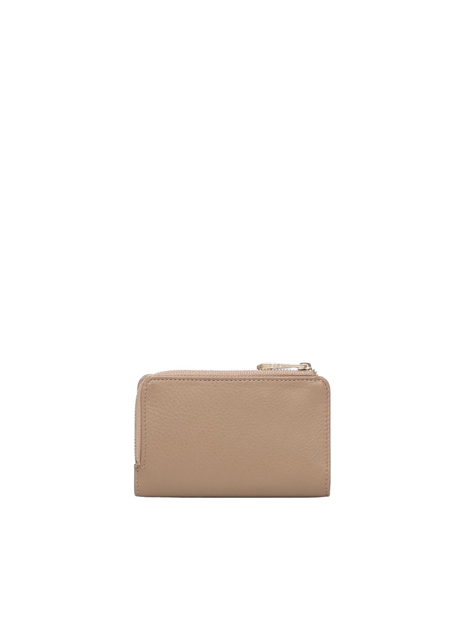 Portafoglio con logo in pelle BIPP9FF251 TAUPE BIASIA 