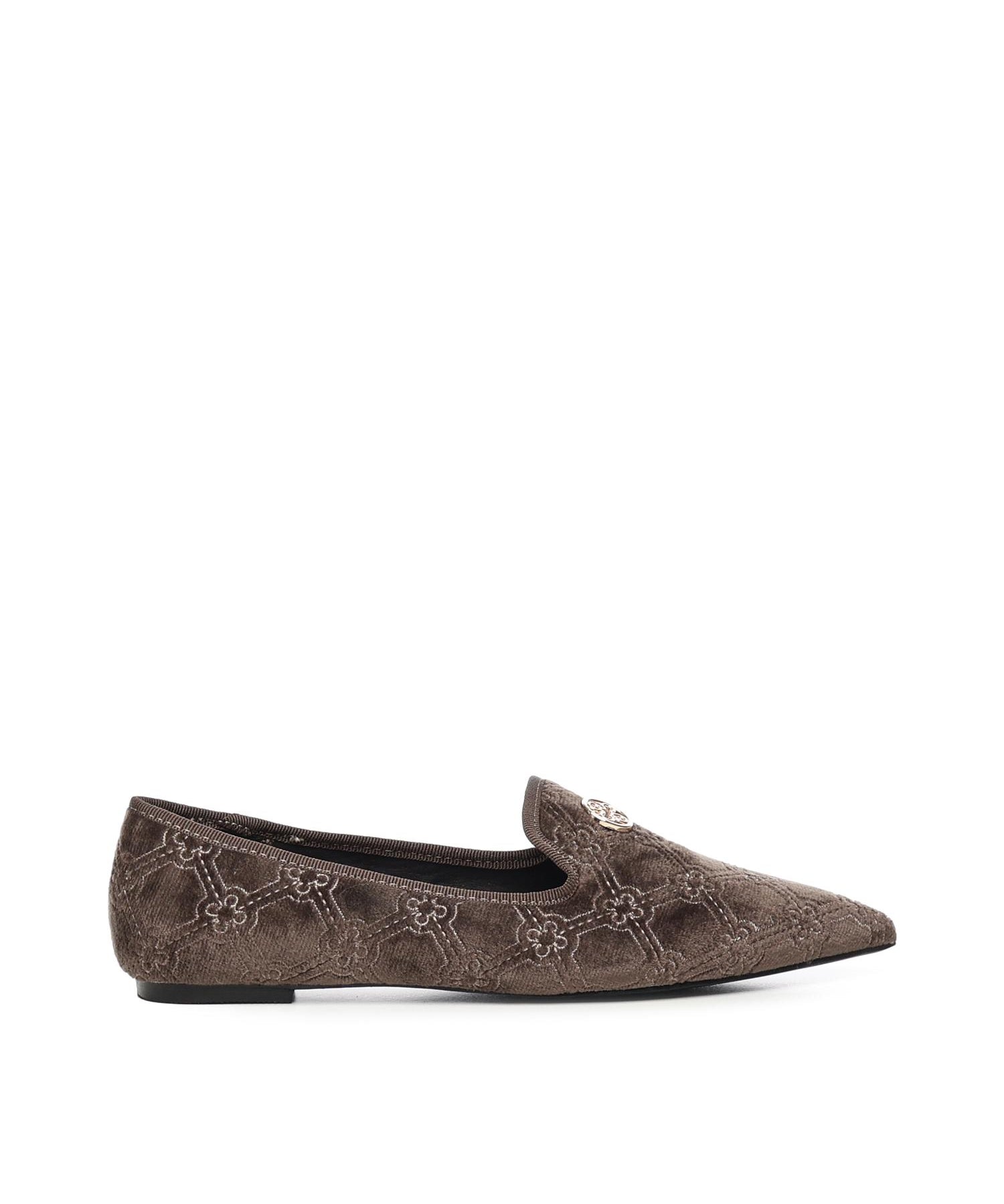 Mocassini Iris Winter con logo 73SC9FV01VEL IRIS WINTERTAUPE V° 73 