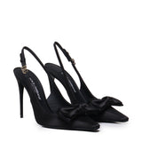 Slingback Mun in raso CG0844 A3I648B956 DOLCE & GABBANA 