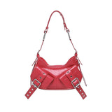 Borsa a spalla Y2K.002 FBBP70002STR -CILIEGIA/NIKEL BIASIA 