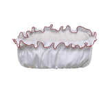 Top bandeau in popeline con ricami TP9164 197FF03DU MIU MIU 