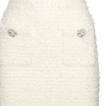 Minigonna in maglia bouclé<BR/> AW25028SK C SELF-PORTRAIT 