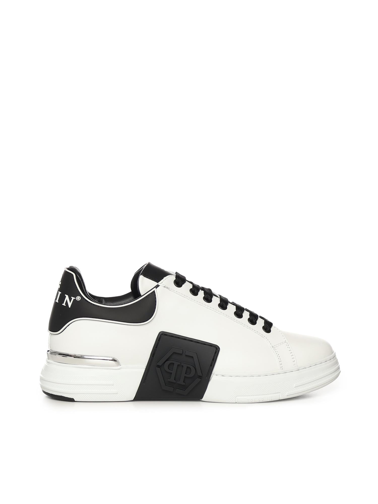 Sneaker Phantom Kick$ in pelle<BR/> SAFSUSC0904 PLE005N02 PHILIPP PLEIN 