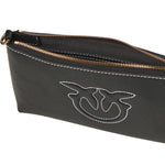 Borsetta piatta a tracolla in pelle 104277 A2CFZ99Q PINKO 
