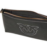 Borsetta piatta a tracolla in pelle 104277 A2CFZ99Q PINKO 