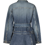 Giacca in denim con baschina<BR/> AA9V0422T536A 525 ALAIA 