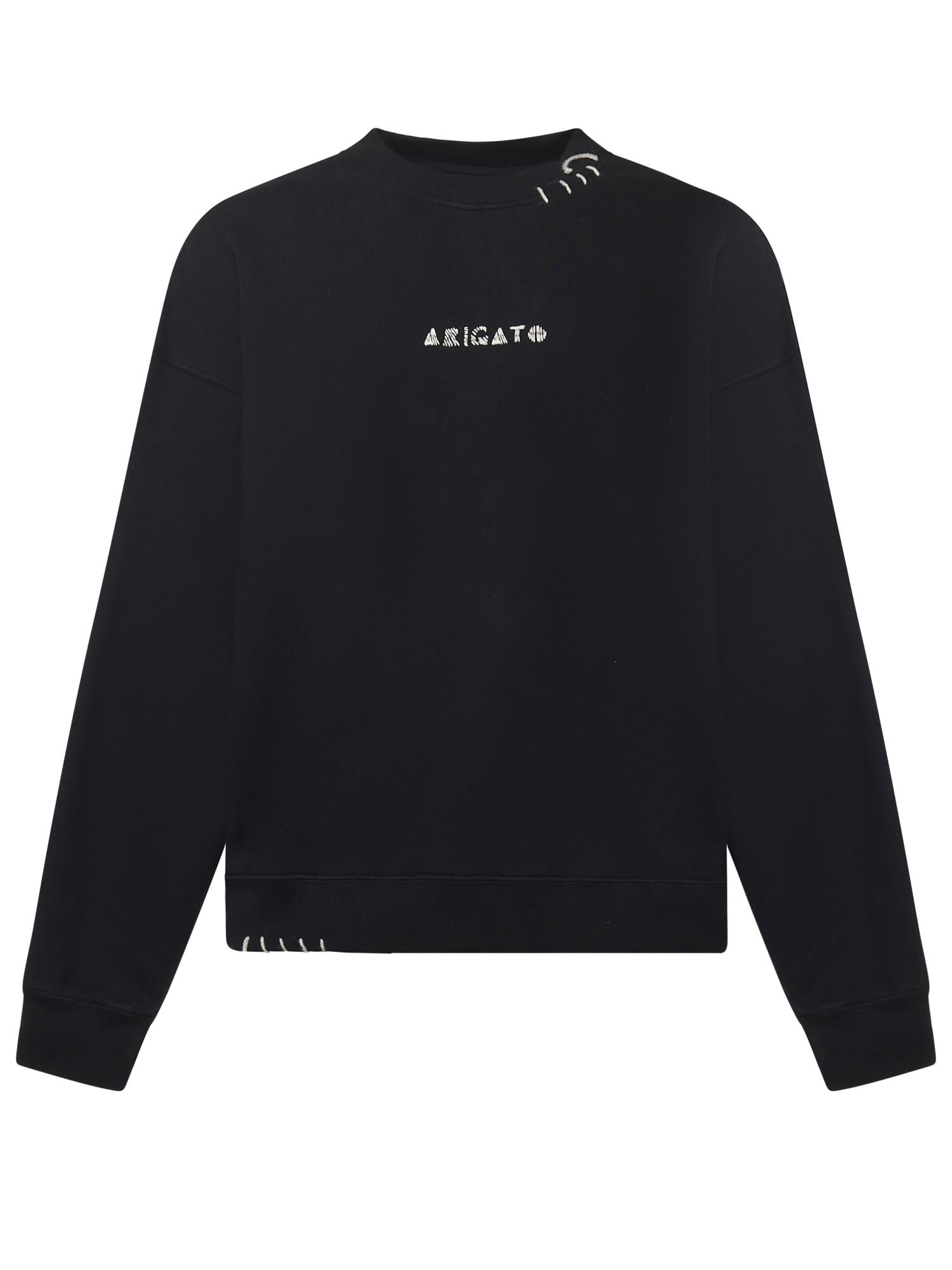 Felpa "Loops" in cotone A3435001 BLACK AXEL ARIGATO 