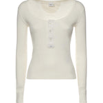 Camicia Henley in jersey di cotone CH26SJH29185 107 CHLOÉ 