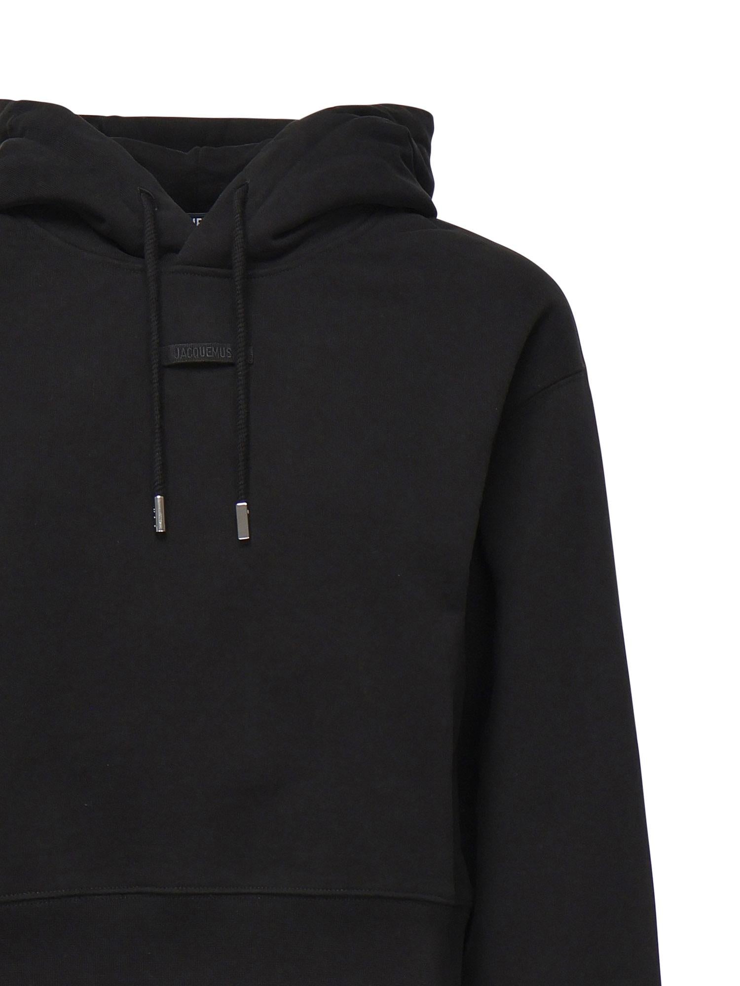Felpa con cappuccio Gros Grain<BR/> 24EHOW00247AJ00109 990 JACQUEMUS 