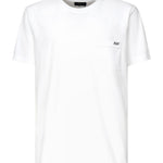 T-shirt con logo ricamato NPMB3501280UCX B001 FAY 