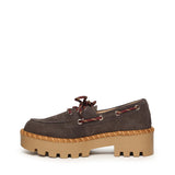 Scarpa da barca in pelle scamosciata HC.BIXBY01 BRO COLORS OF CALIFORNIA 