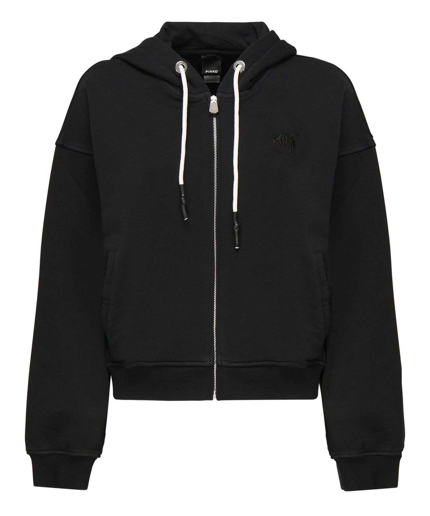 Felpa con logo 105509 A2RBZ99 PINKO 