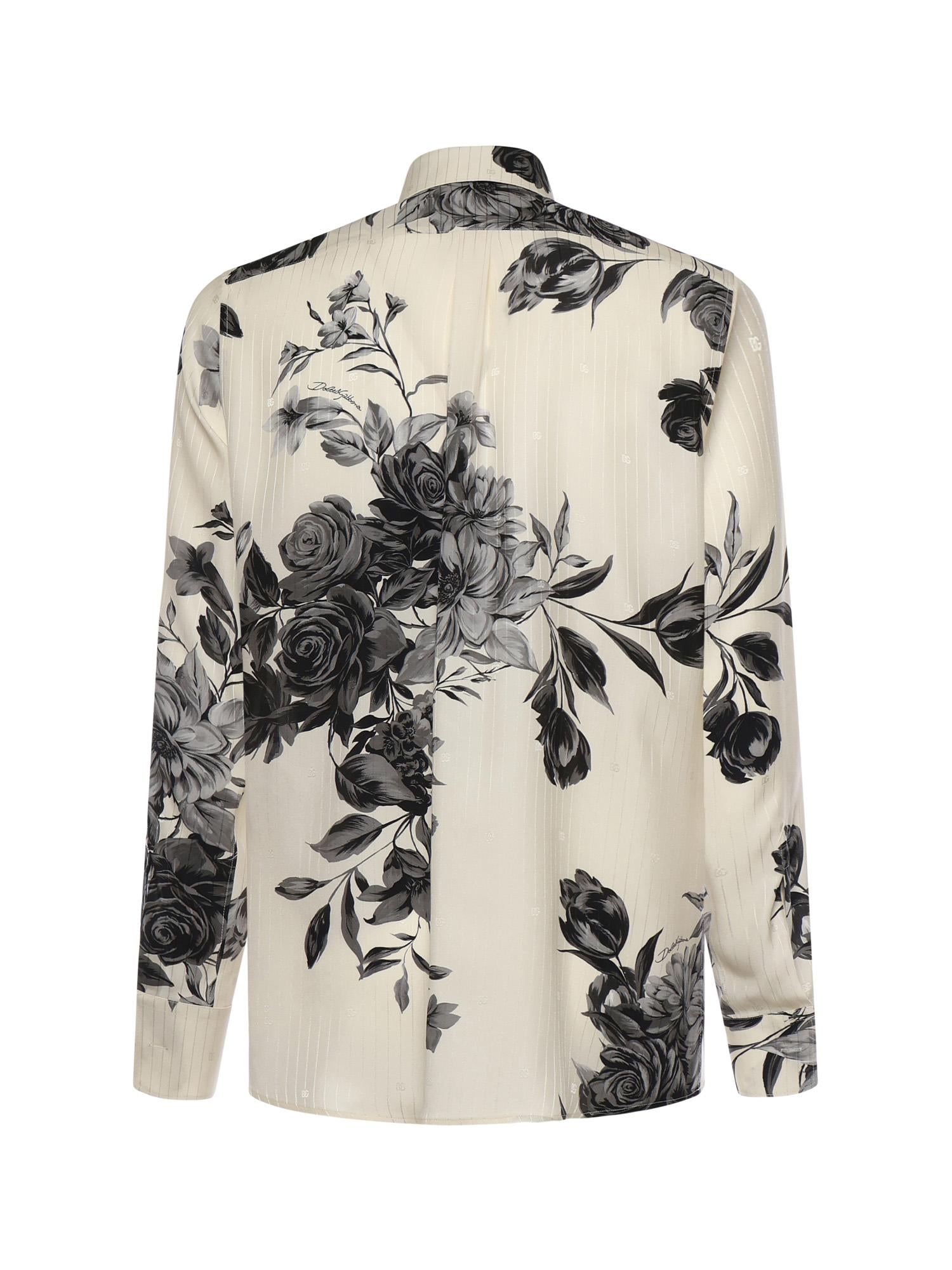 Camicia con stampa Bouquet fiori G5NP9T IS1Z0HK5SP DOLCE & GABBANA 