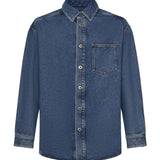 Giacca-camicia Anagram in denim H526Y1DW27 5475 LOEWE 