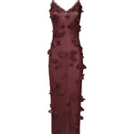 Abito Butterflies Techno con ricamo COPML166Y3015 RED COPERNI 