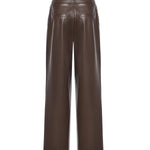 Pantalone gamba larga similpelle 5BGB08 7389AG1DL MARCIANO BY GUESS 