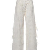 Pantaloni in pizzo KII0001 08938L MC2 SAINT BARTH 