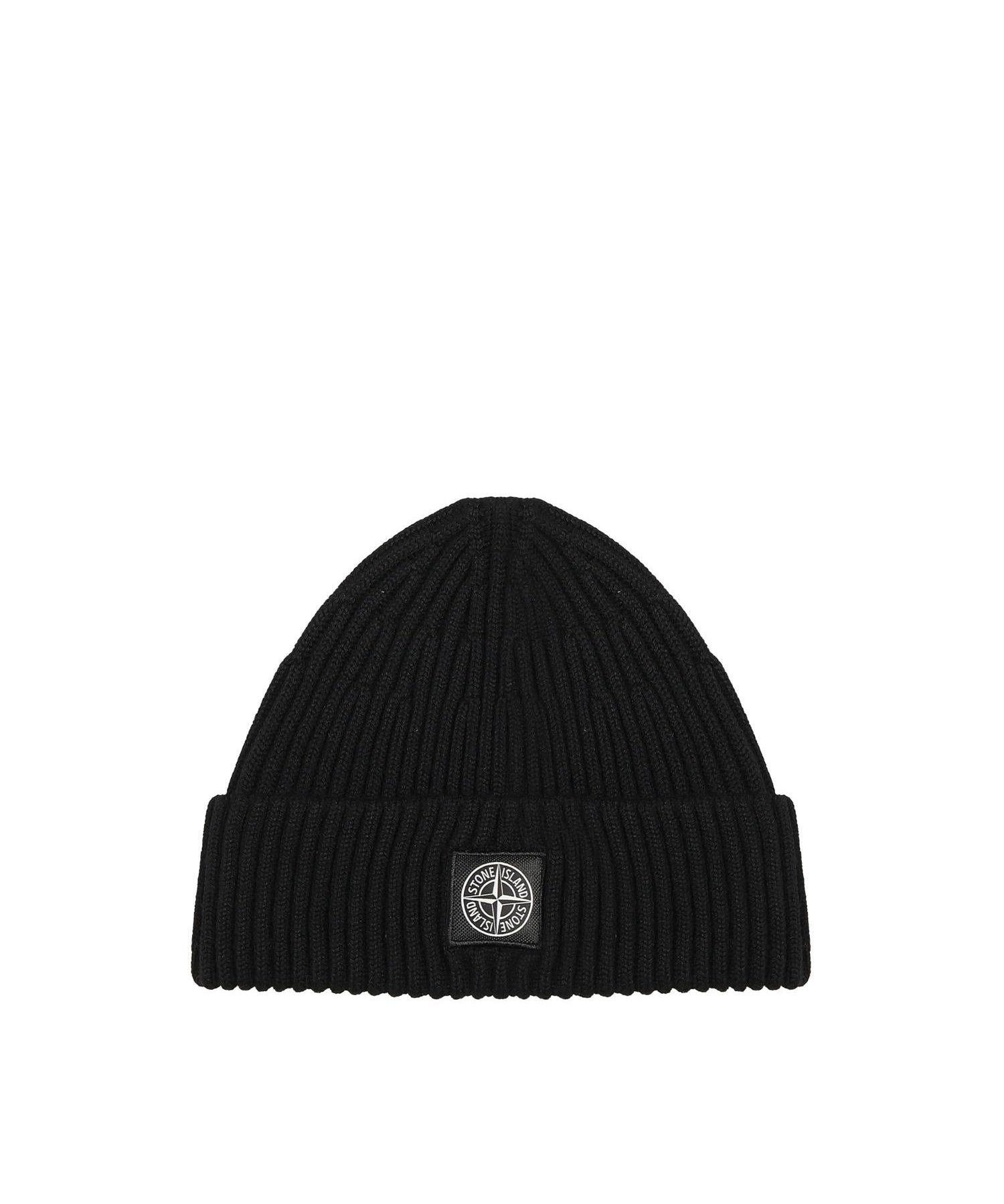 Beanie con patch logo Compass K2S15N100002 S00C3V0029 STONE ISLAND 