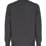 Maglia girocollo in cashmere mouliné UXA249 Y1B10EM453 MALO 