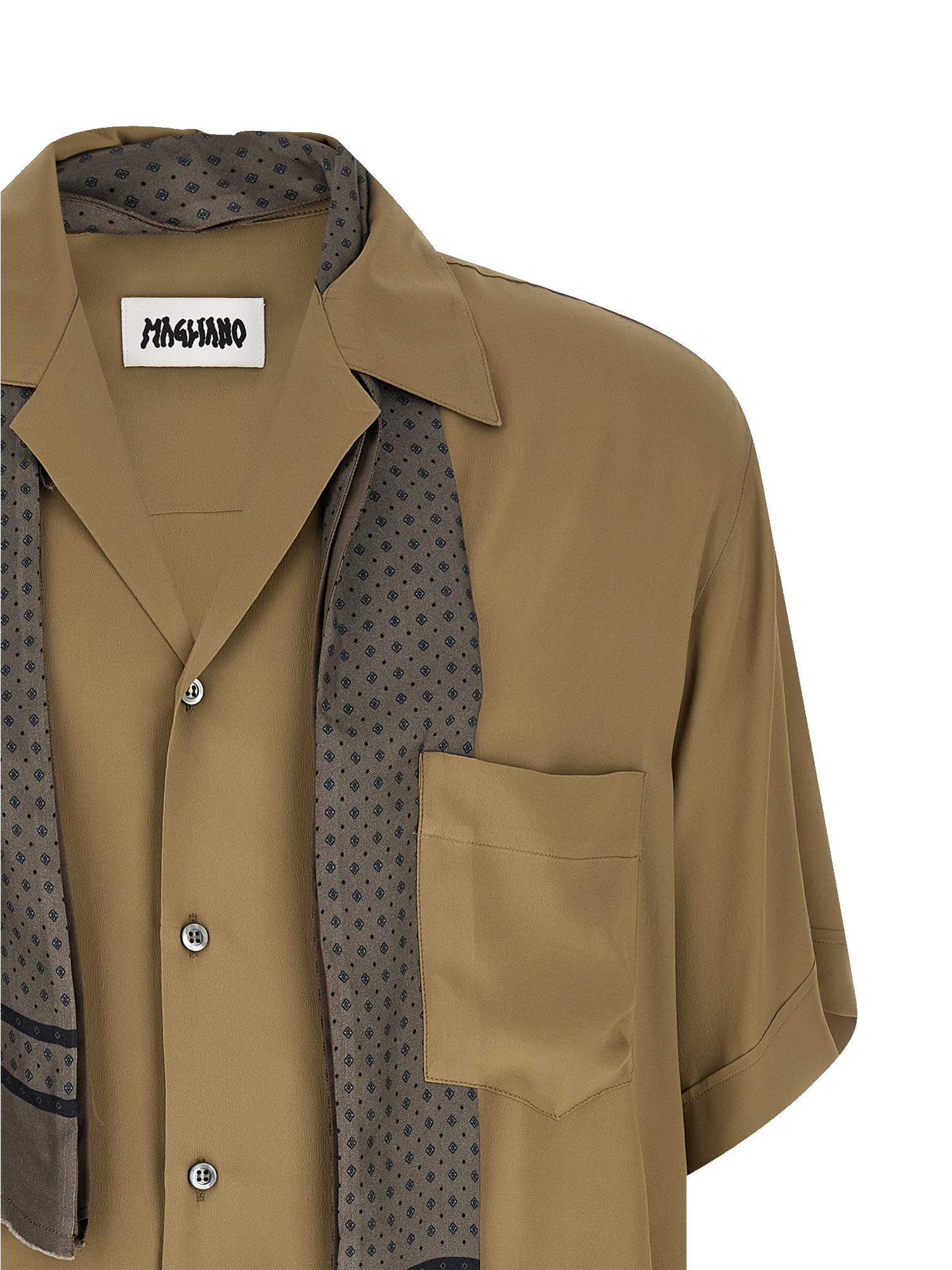 Camicia Pasolini in acetato e seta MGSS26SH01870 6073 MAGLIANO 