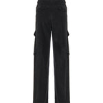 Pantaloni Camila loose in cotone<BR/> DP700VS0030Y TRT999 DONDUP 
