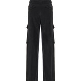 Pantaloni Camila loose in cotone<BR/> DP700VS0030Y TRT999 DONDUP 