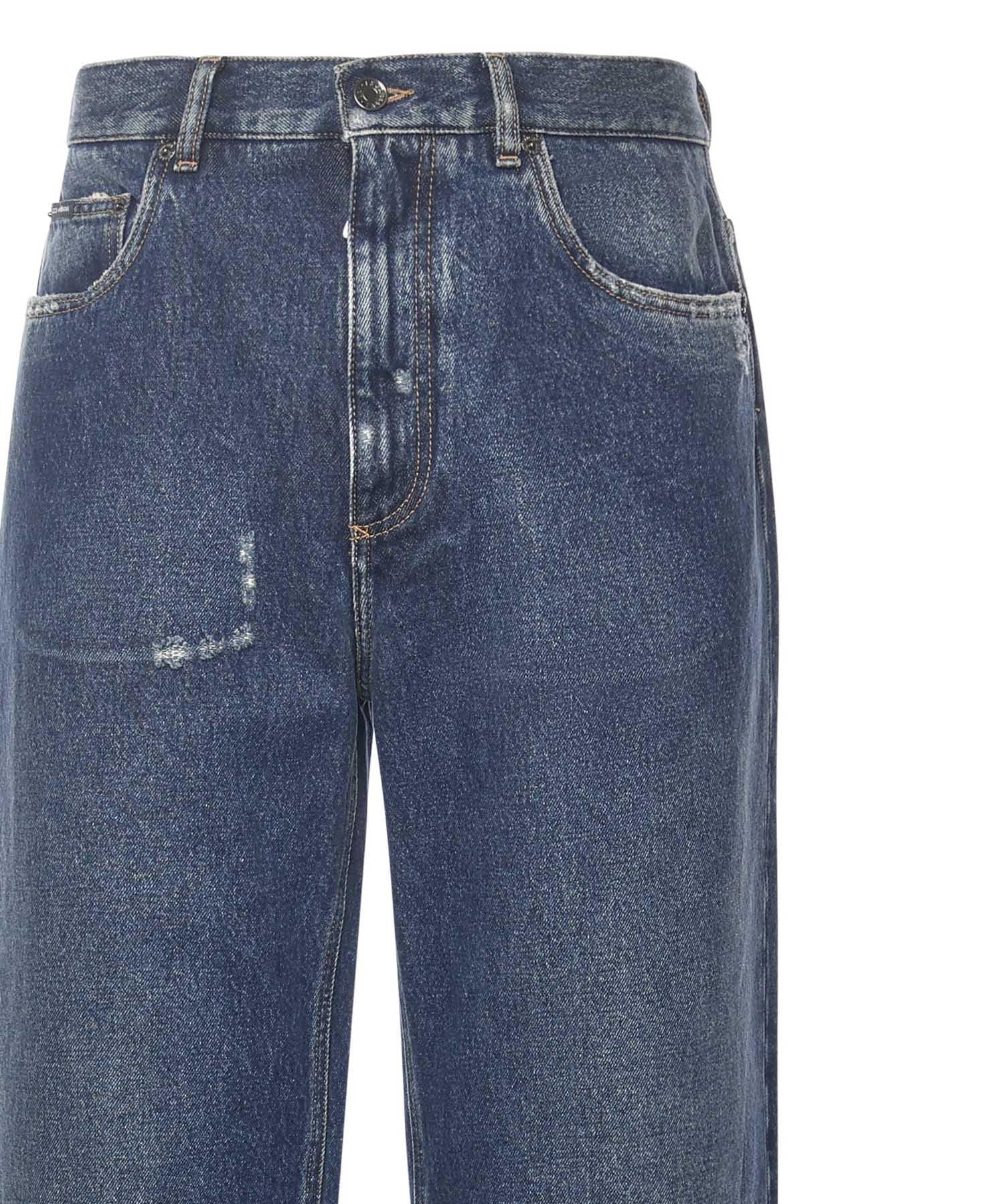 Jeans in denim di cotone GP18LD G8NH3S9001 DOLCE & GABBANA 