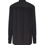 Camicia in popeline e crêpe 105434 A3DLZ99 PINKO 