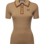 Polo in cashmere a coste MMLB74 1747F0036 MIU MIU 