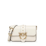 Borsa a spalla piccola Mini Love Bag Slouchy in pelle 105824 A0QOZ14Q PINKO 