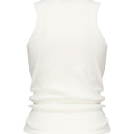 Top cropped in misto cotone arricciato 2395250000022  MAGDA BUTRYM 