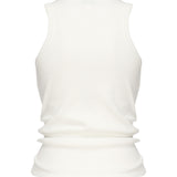 Top cropped in misto cotone arricciato 2395250000022  MAGDA BUTRYM 