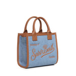 Borsa Vanity mini in denim e pelle VANMI001 01515L MC2 SAINT BARTH 