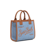 Borsa Vanity mini in denim e pelle VANMI001 01515L MC2 SAINT BARTH 