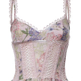 Miniabito Gardenia in cotone 266603 PINK CHARO RUIZ 