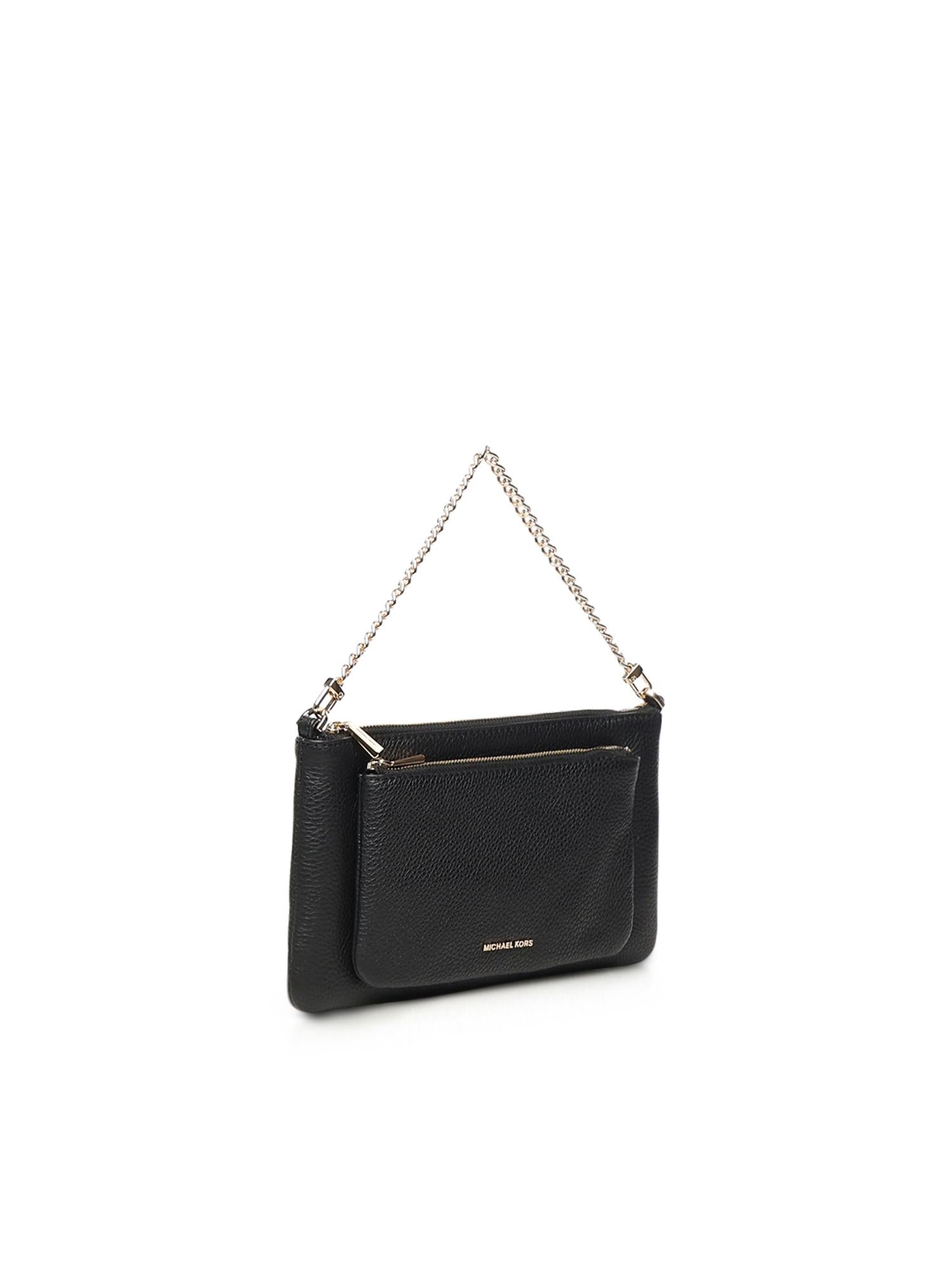 Borsa a tracolla Jet Set media in pelle 32F5GJ6C8L 001 MICHAEL MICHAEL KORS 