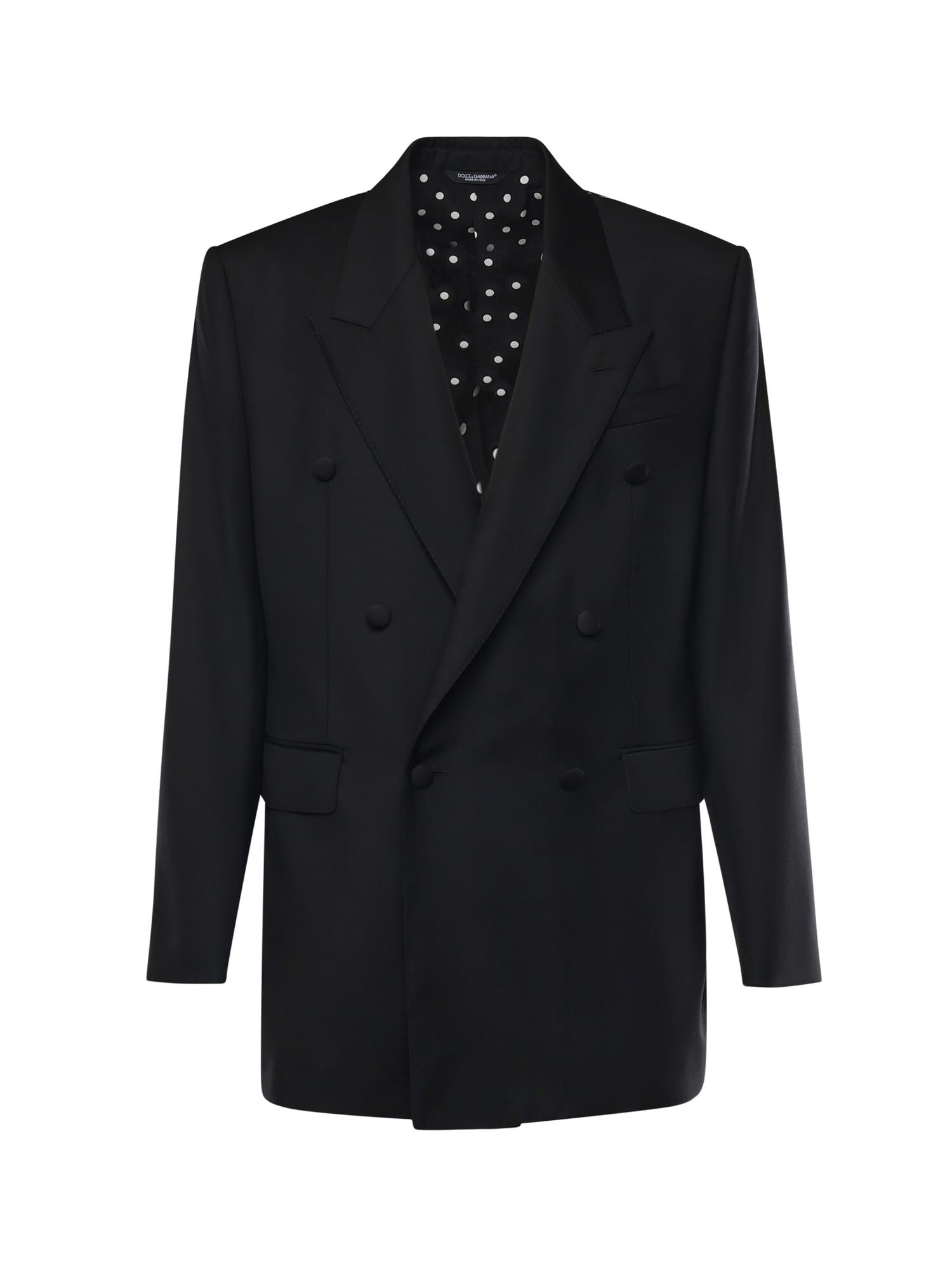 Giacca doppiopetto Sicilia in lana G2VN8T GK048N0000 DOLCE & GABBANA 