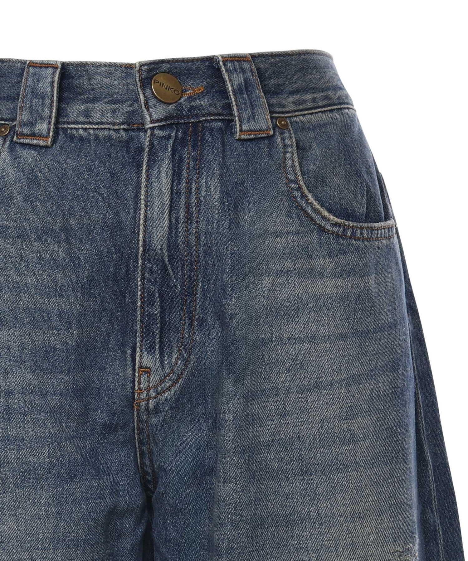 Jeans balloon Eloise in denim 103180 A2SBPJU PINKO 